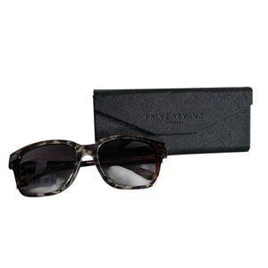 Privé Revaux Polarized Sunglasses Tortoise Square UV400 Designer Unisex
